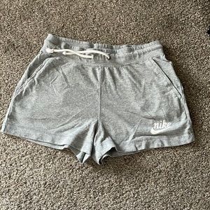 Nike womens grey shorts